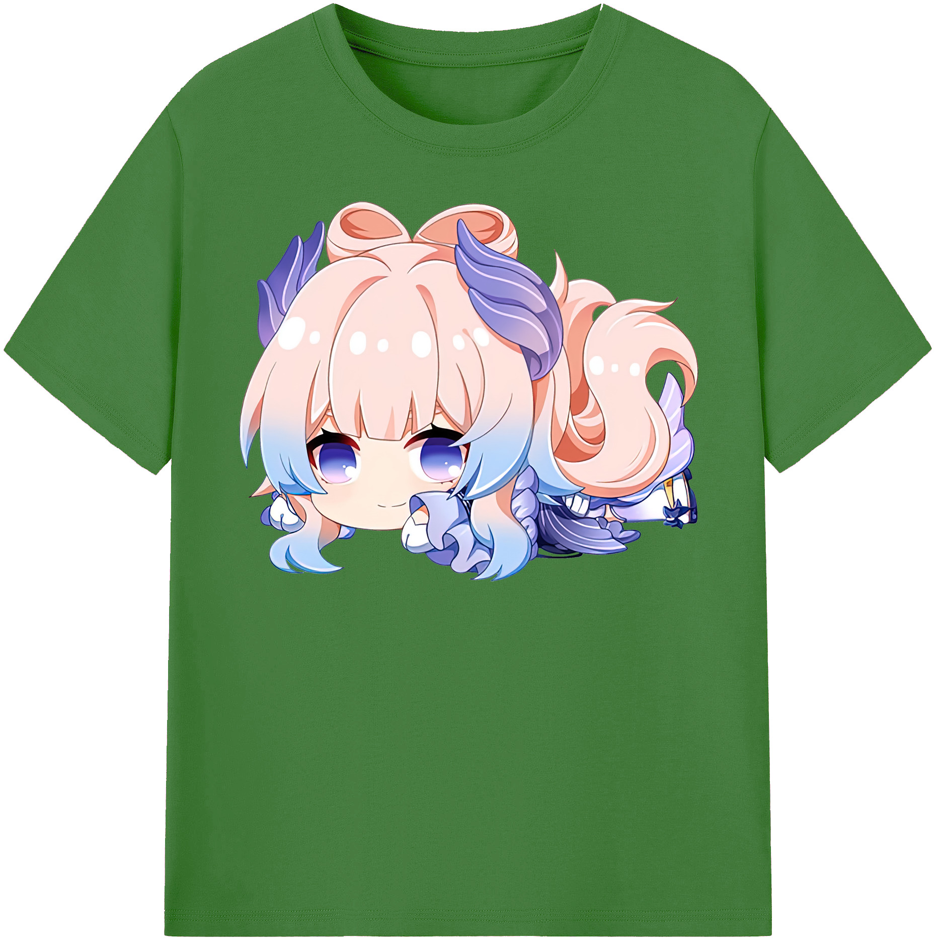 げんし神 珊瑚宮心海 サンゴノミヤ・ココミ genshin Sangonomiya Kokomi レディースカジュアルプリントTシャツ（綿100％）